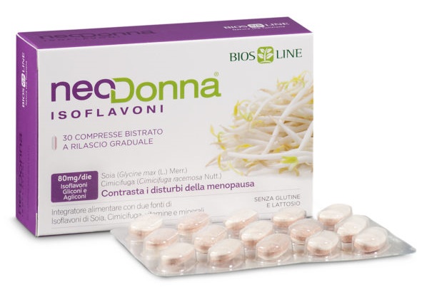BIOSLINE NEODONNA ISOFLAVONI BISTRATO 30 COMPRESSE - Farmastop