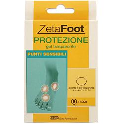 ZETAFOOT GEL TRASP PUNTI SENSIB 6PZ - Farmastop