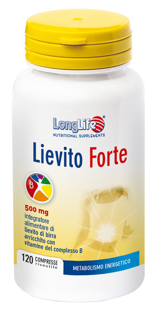 LONGLIFE LIEVITO FORTE 120 COMPRESSE - Farmastop