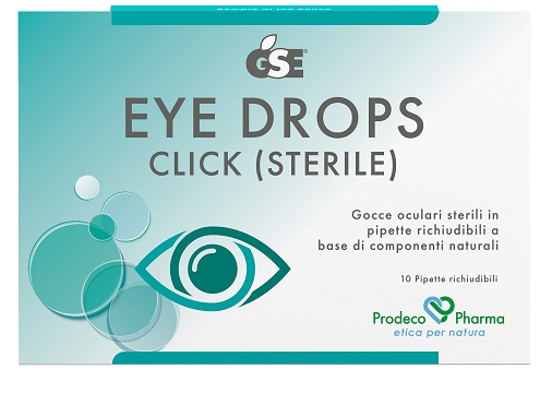 GSE EYE DROPS CLICK GOCCE OCULARI 10 PIPETTE 0,5 ML - Farmastop