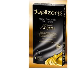 DEPILZERO ARGAN STRISCE DEPILATORIE VISO E BIKINI 20 PEZZI - Farmastop