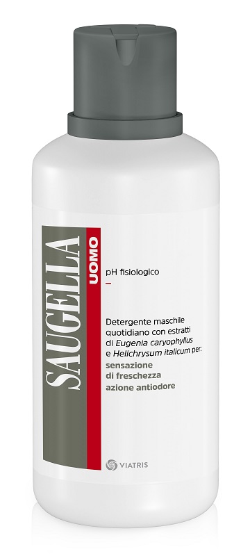 SAUGELLA UOMO PH FISIOLOGICO DETERGENTE MASCHILE 500 ML - Farmastop