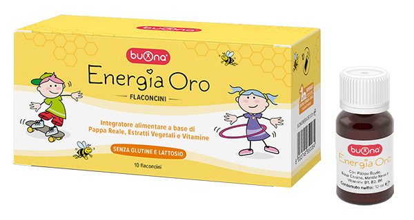 BUONA ENERGIA ORO 10 FLACONCINI DA 10 ML - Farmastop