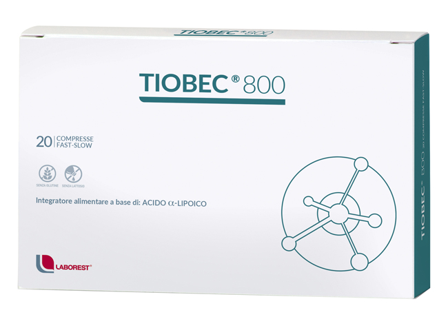 TIOBEC 800 20 COMPRESSE FAST-SLOW 36 G - Farmastop