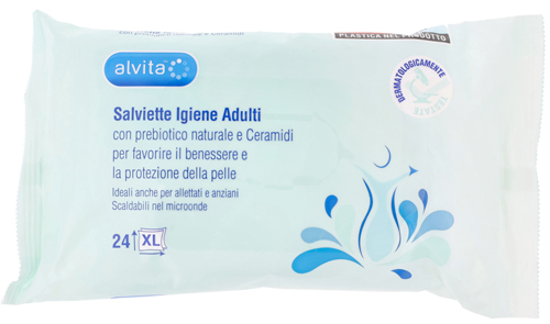 ALVITA SALVIETTE IGIENE ADULTI 24 PEZZI - Farmastop