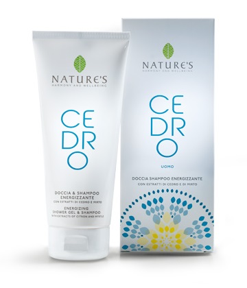 NATURES CEDRO UOMO DOCCIASHAMPOO ENERGIZZANTE 200 ML - Farmastop