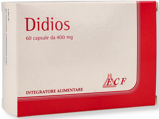 DIDIOS INTEGRATORE ALIMENTARE BLISTER 60 CAPSULE 24 G - Farmastop