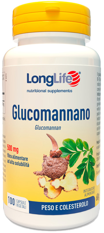 LONGLIFE GLUCOMANNANO 100 CAPSULE VEGETALI - Farmastop
