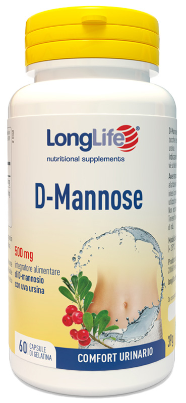 LONGLIFE D-MANNOSE 60 CAPSULE - Farmastop