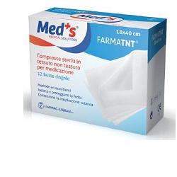 GARZA COMPRESSA TESSUTO NON TESSUTO MEDS 36X40CM 12 PEZZI SSR - Farmastop
