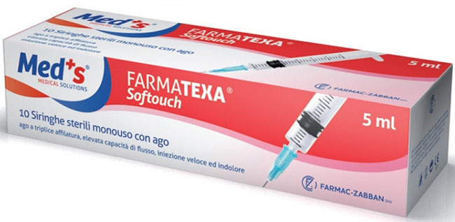 SIRINGA MEDS 5 ML 14 GAUGE 10 PEZZI - Farmastop