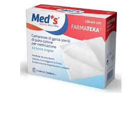 GARZA COMPRESSA MEDS FARMATEXA OCULARE 10 PEZZI - Farmastop