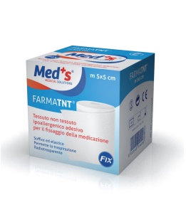 CEROTTO MEDS FARMATNT TESSUTO NON TESSUTO FIX IPOALLERGENICO ADESIVO 250X5CM - Farmastop