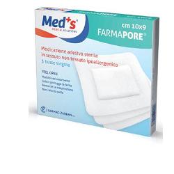 MEDS PORE MEDICAZIONE ADESIVA 10X15 CM 5 PEZZI - Farmastop