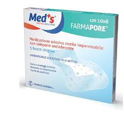 MEDS PORE MEDICAZIONE IN POLIURETANO ADESIVA IMPERMEABILE 5X7CM 5 PEZZI - Farmastop