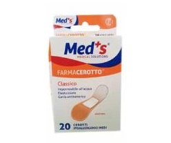 CEROTTO MEDS POLIURETANO IPOALLERGENICO CLASSICO MEDIO 20 PEZZI - Farmastop