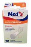 CEROTTO MEDS STRIPS DELICATO TESSUTO NON TESSUTO MEDIO 20 PEZZI - Farmastop