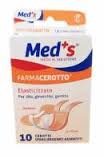 CEROTTO MEDS STRIPS TELA IPOALLERGENICO ELASTICIZZATO ASSORTITI 10 PEZZI - Farmastop