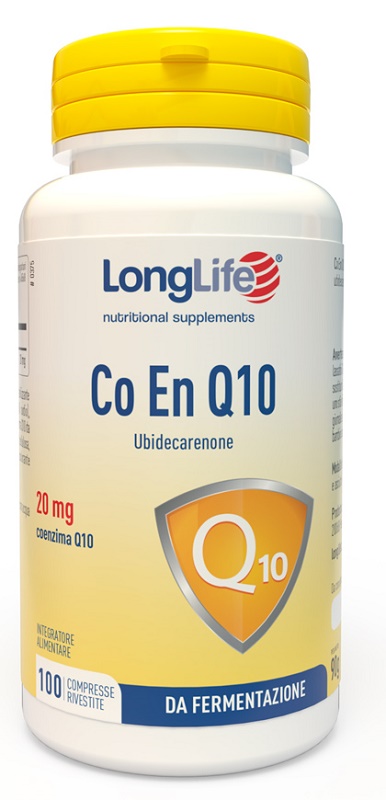 LONGLIFE CO EN Q10 20MG 100 COMPRESSE - Farmastop