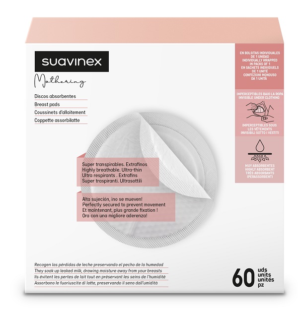 SUAVINEX ALLATTAMENTO COPPETTE ASSORBILATTE 60 PEZZI - Farmastop