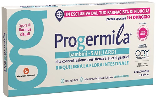 PROGERMILA BAMBINI 5 MILIARDI 6 FLACONCINI 10 ML - Farmastop