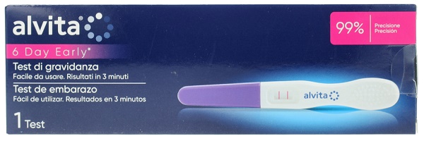 ALVITA TEST DI GRAVIDANZA PRECOCE 1 PEZZO - Farmastop