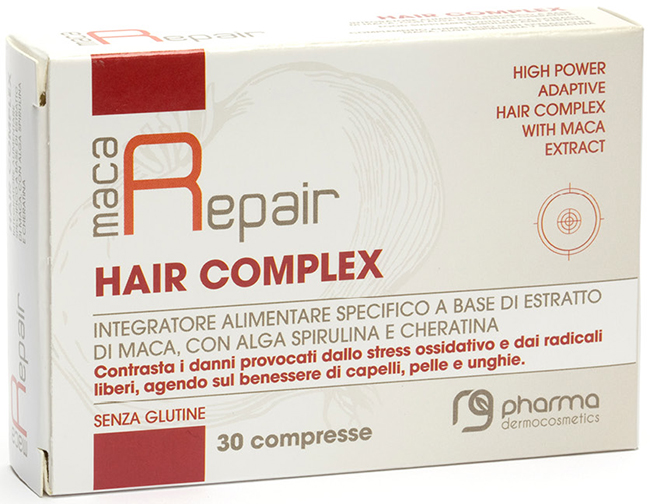MACA REPAIR HAIR COMPLEX 30 COMPRESSE - Farmastop