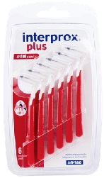 INTERPROX PLUS MINICONICO ROSSO 6 PEZZI - Farmastop
