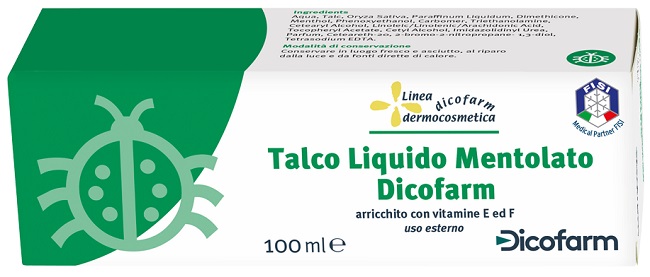 DICOFARM TALCO LIQUIDO MENTOLATO 100 ML - Farmastop