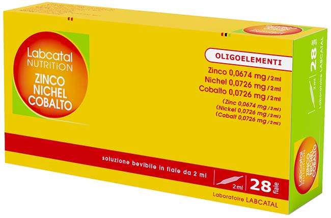 LABCATAL OLIGOSOL ZINCO/NICHEL/COBALTO 28 FIALE 2 ML - Farmastop