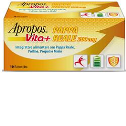 APROPOS VITA+ PAPPA REALE 500 MG 10 FLACONCINI 10 ML - Farmastop