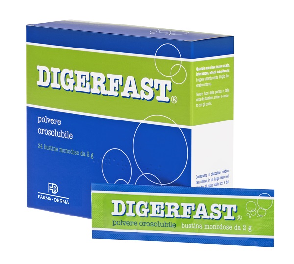 DIGERFAST POLVERE 24 BUSTINE MONODOSE 2 G - Farmastop