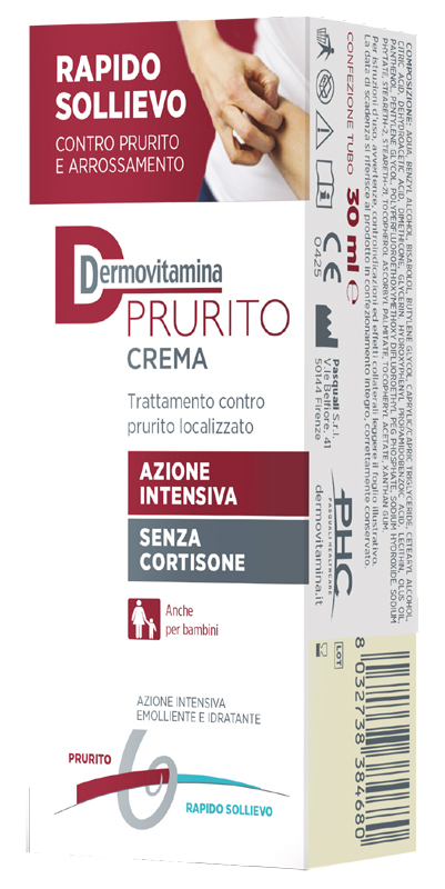 DERMOVITAMINA PRURITO CREMA AZIONE INTENSIVA SENZA CORTISONE 30 ML - Farmastop