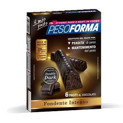 PESOFORMA BARRETTA DOUBLE DARK 6 PASTI 12 X 31 G - Farmastop