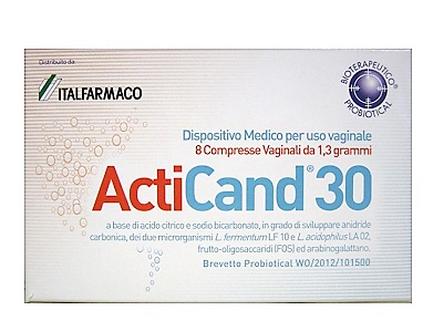 ACTICAND 30 8 COMPRESSE VAGINALI - Farmastop