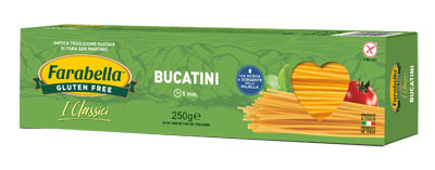 FARABELLA BUCATINI PASTA SENZA GLUTINE 250 G - Farmastop