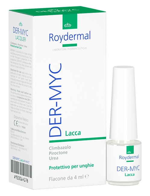 LACCA PROTETTIVA PER UNGHIE DER-MYC FLACONE 4 ML - Farmastop