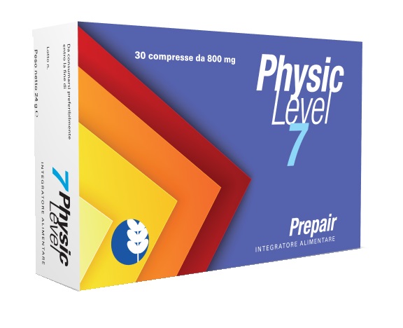 PHYSIC LEVEL 7 PREPAIR 30 COMPRESSE 800 MG - Farmastop
