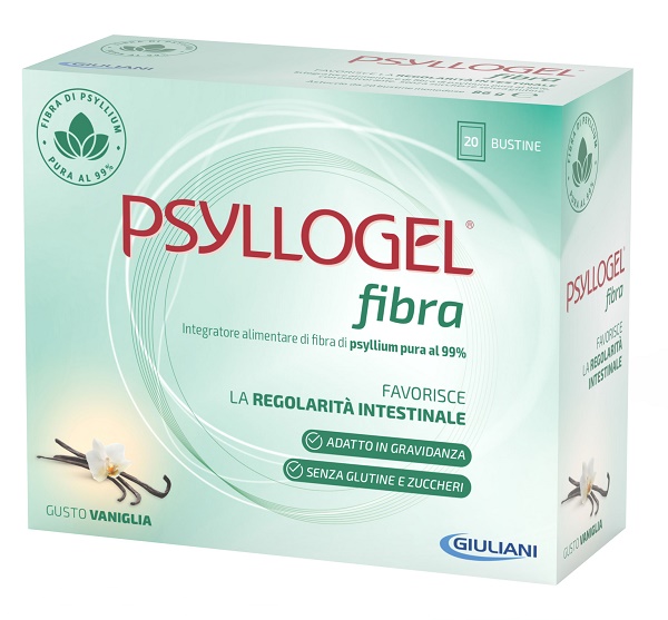 PSYLLOGEL FIBRA VANIGLIA 20 BUSTINE - Farmastop
