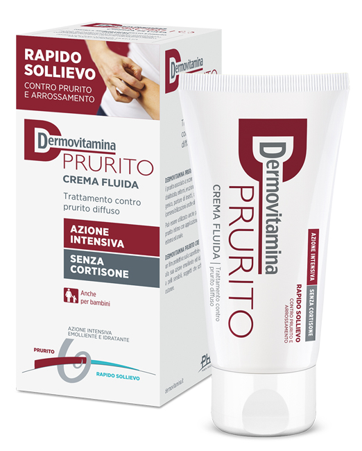 DERMOVITAMINA PRURITO CREMA FLUIDA AZIONE INTENSIVA SENZA CORTISONE 150 ML - Farmastop