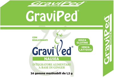 GRAVIPED NAUSEA 24 CHEWING GUM 1,2 G - Farmastop