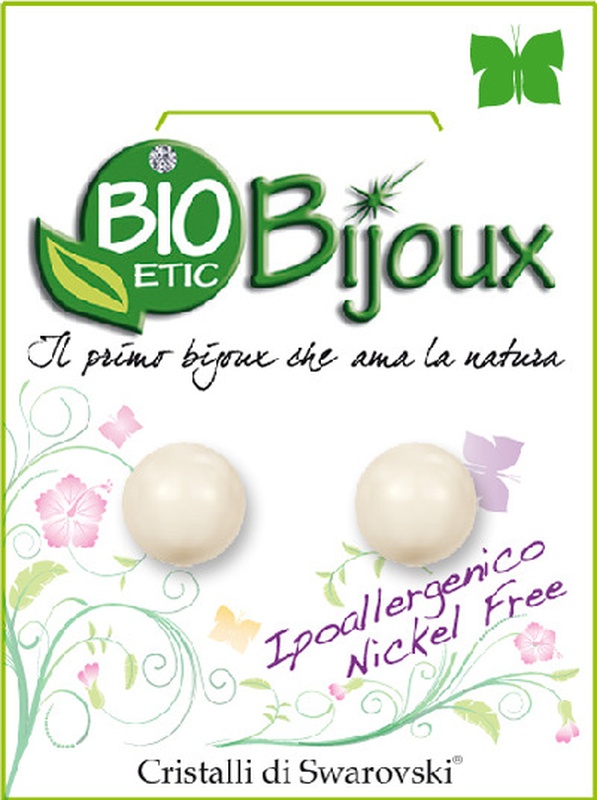 ORECCHINO PERLA 8MM CREAM - Farmastop