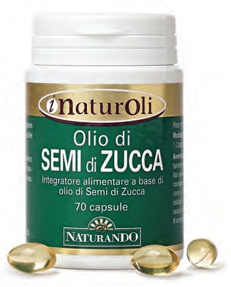 I NATUROLI OLIO DI SEMI DI ZUCCA 70 CAPSULE - Farmastop