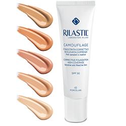 RILASTIL CAMOUFLAGE FONDOTINTA CORRETTIVO FLUIDO ELEVATA COPRENZA 10 30 ML - Farmastop
