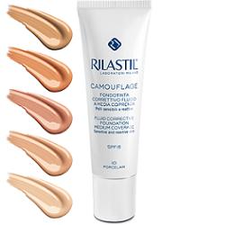 RILASTIL CAMOUFLAGE FONDOTINTA CORRETTIVO FLUIDO MEDIA COPRENZA 40 30 ML - Farmastop