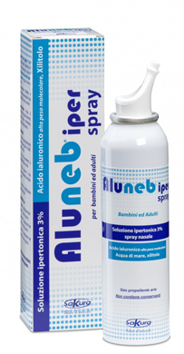 ALUNEB SOLUZIONE IPERTONICA 3% SPRAY NASALE 125 ML - Farmastop