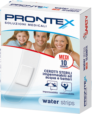 CEROTTO PRONTEX WATER STRIPS MEDIO 10 PEZZI - Farmastop