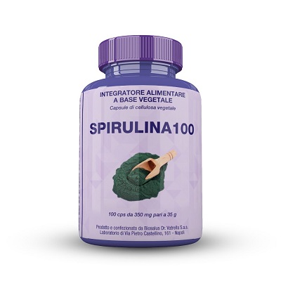 SPIRULINA100 100 CAPSULE 35 GRAMMI - Farmastop
