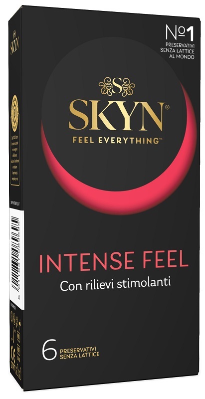 PROFILATTICO ANSELL AKUEL SKYN INTENSE FEEL B 6 PEZZI - Farmastop