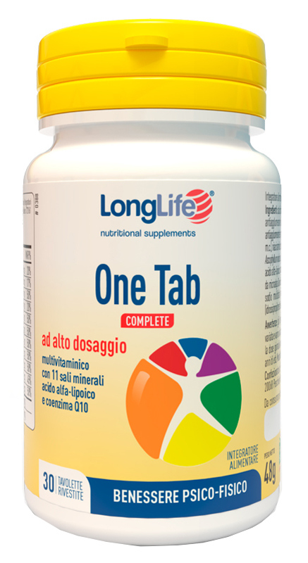 LONGLIFE ONE TAB COMPLETE 30 TAVOLETTE - Farmastop
